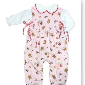 Marco and Lizzy gingerbread romper